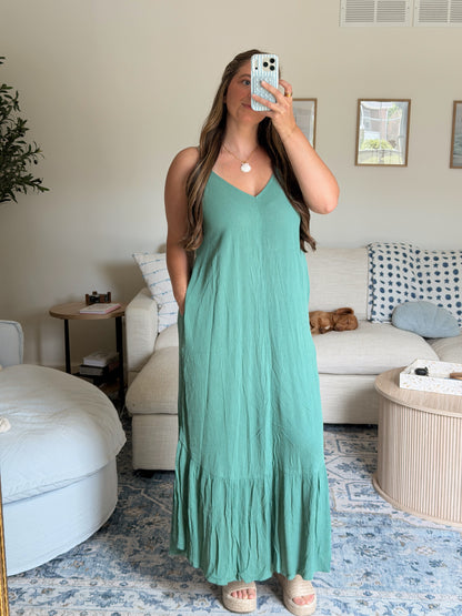 Seaglass Linen Dress