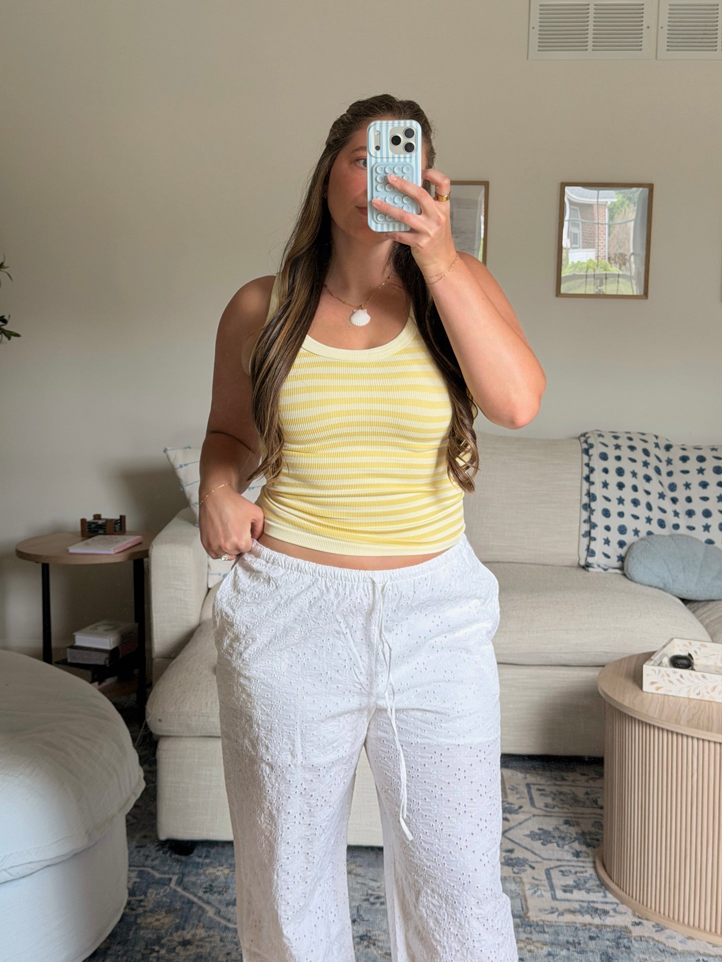 Pool Day Tank - Yellow