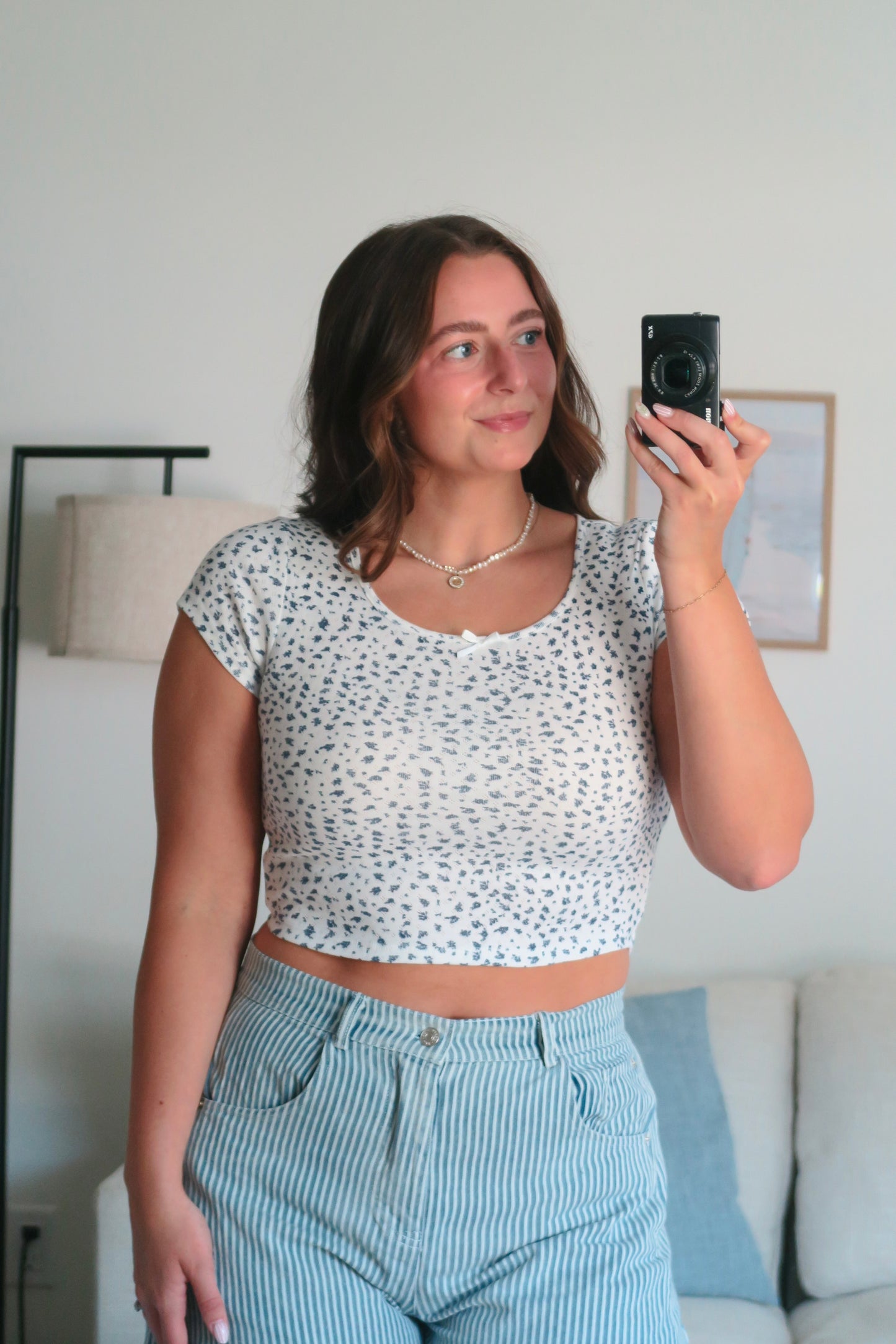 Specks of Blue Top