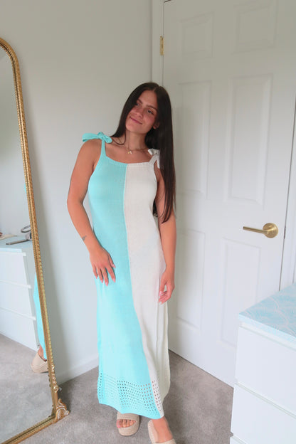 Aquamarine Maxi Coverup Dress
