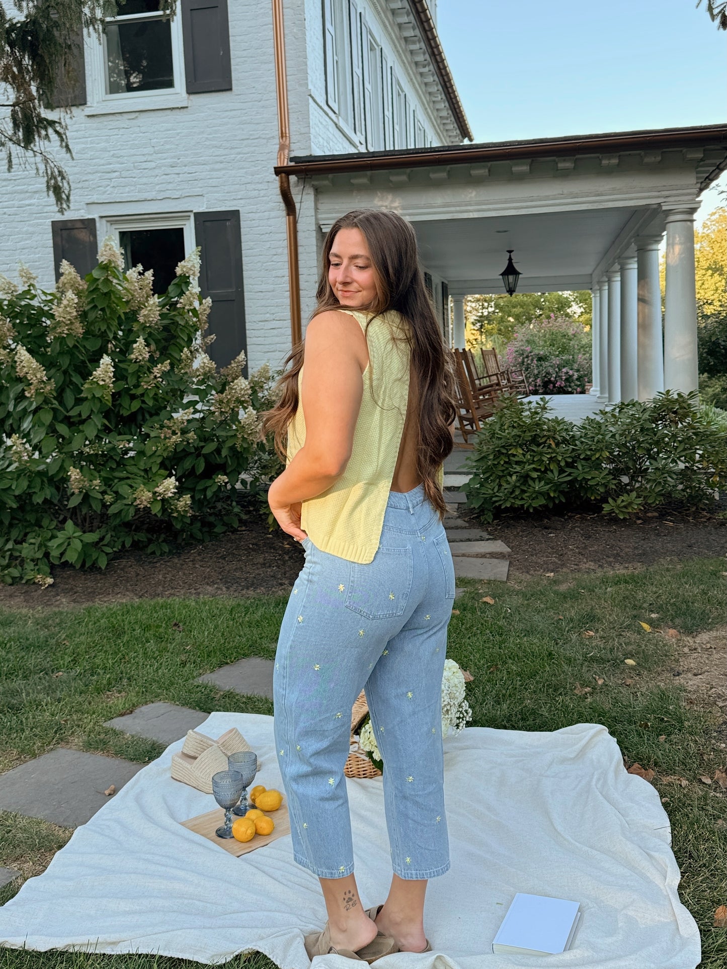 Susannah Open Back Sweater