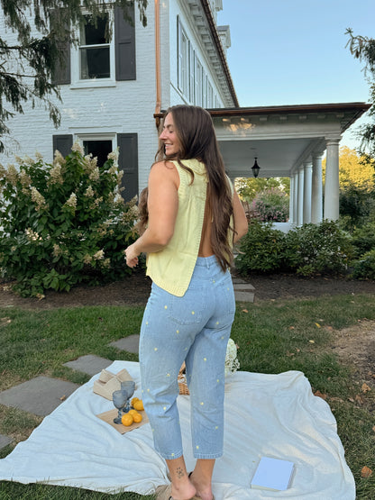 Susannah Open Back Sweater
