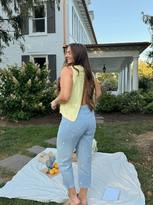 Susannah Open Back Sweater