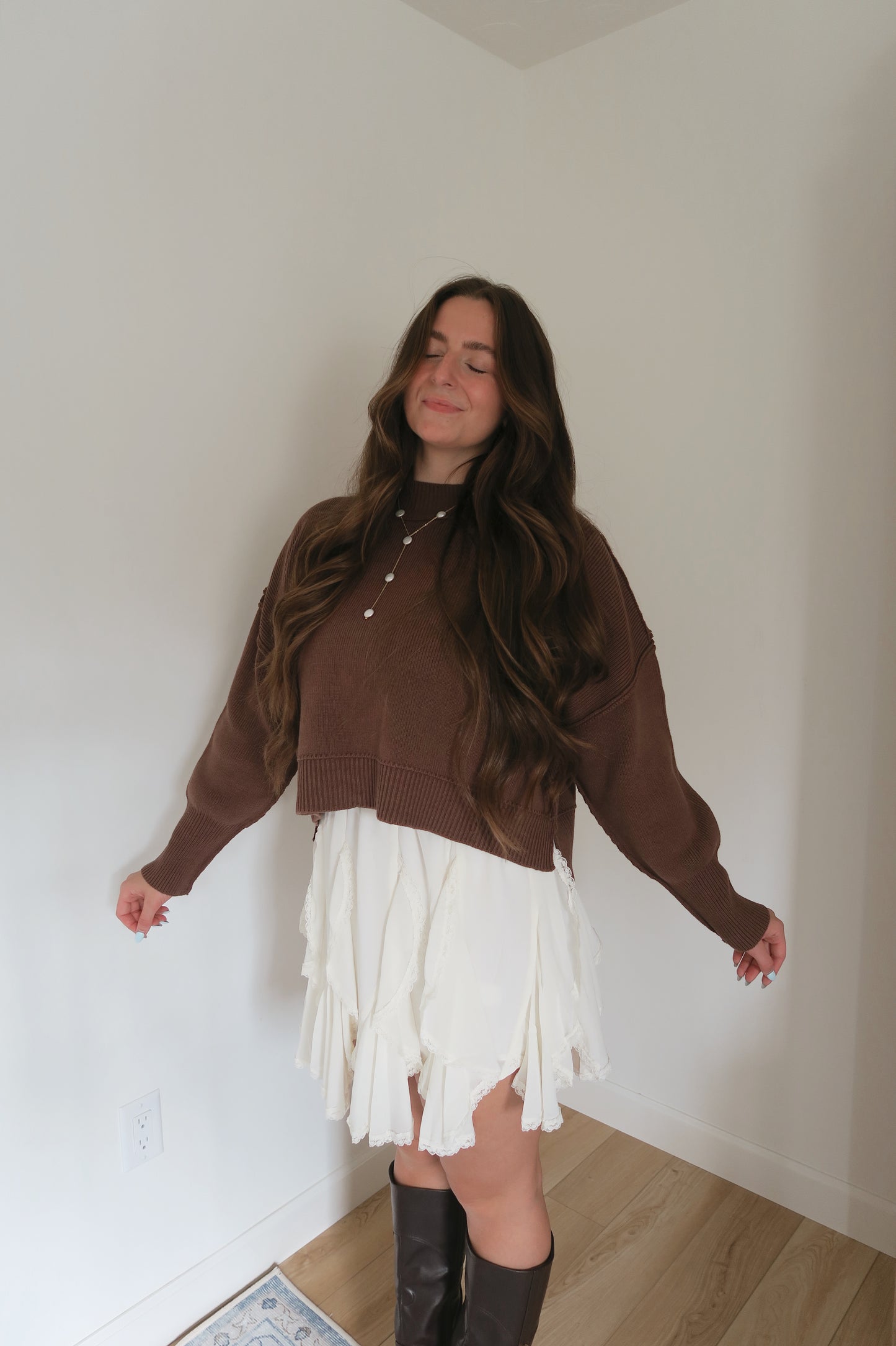 Driftwood Sweater - Chocolate