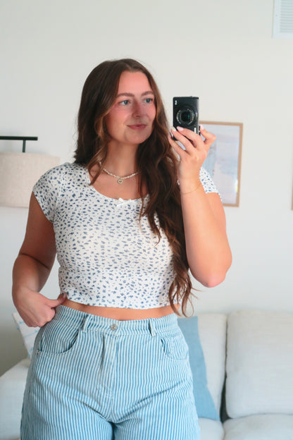 Specks of Blue Top