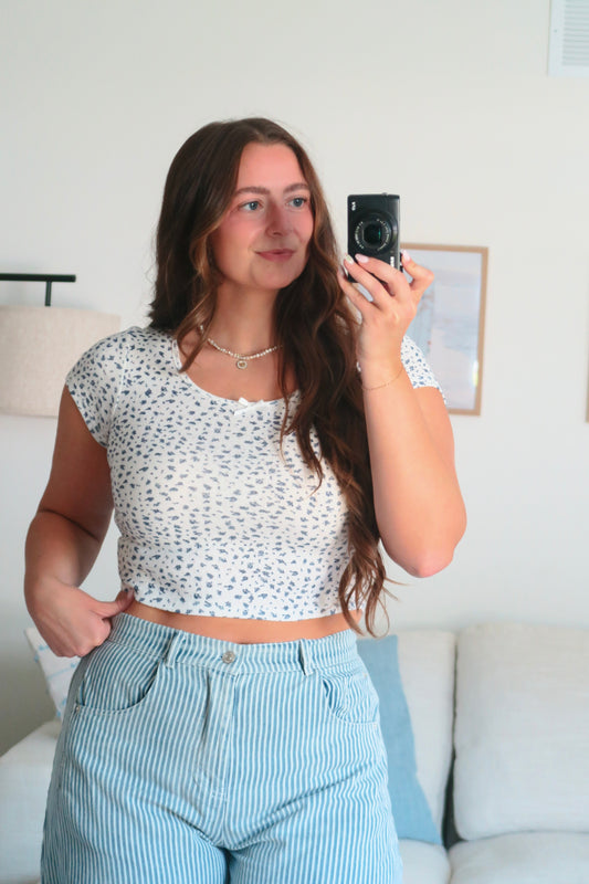 Specks of Blue Top