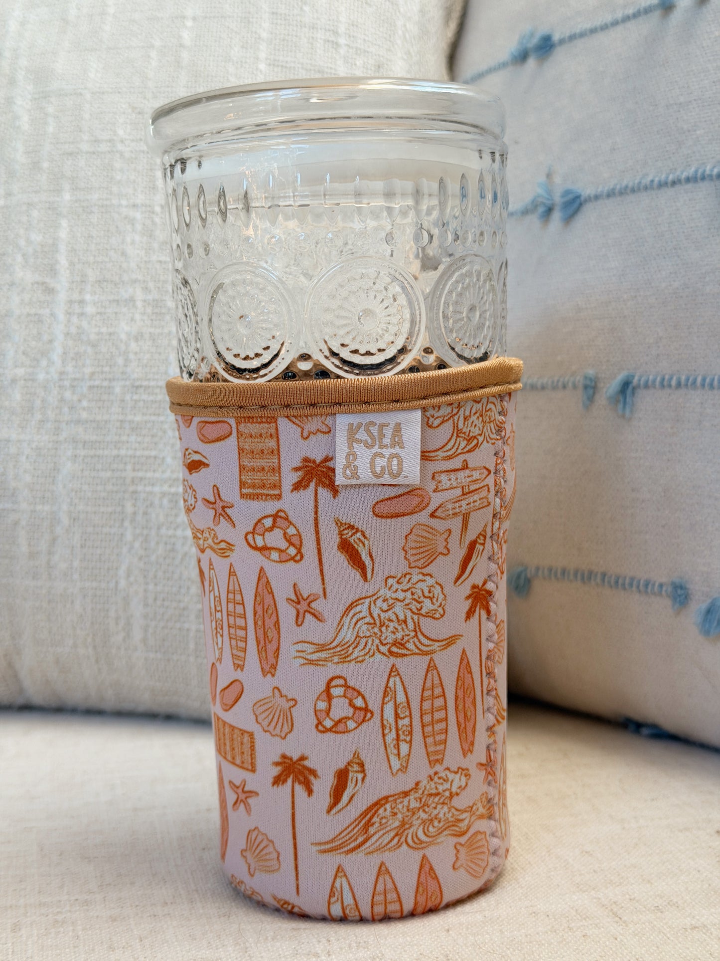 Coastal Sunset Coffee Coozie