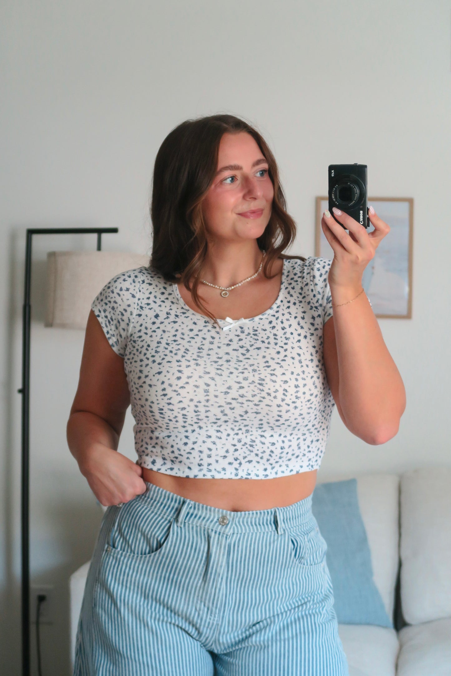Specks of Blue Top