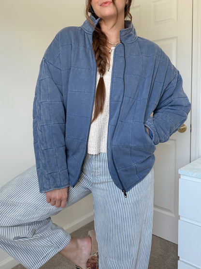 Denim Connie Quilted Jacket
