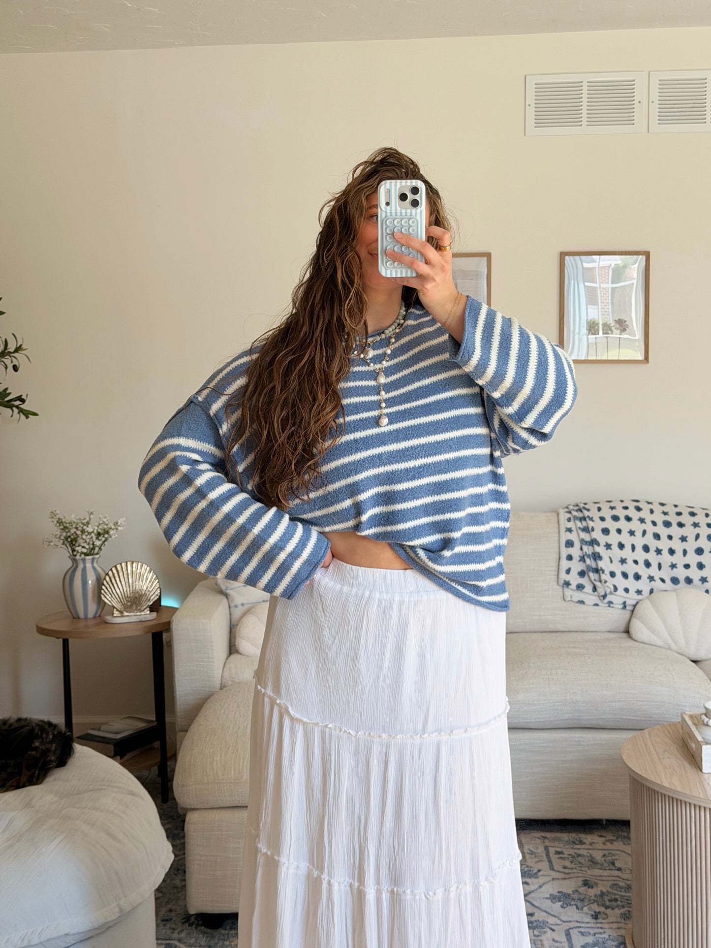 Salt Waves Sweater - Blue