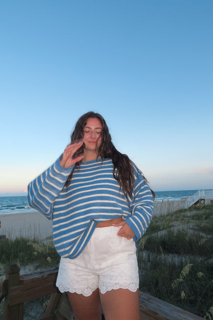 Salt Waves Sweater - Blue