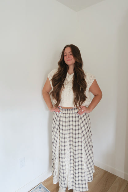 Vintage Sea Maxi Skirt