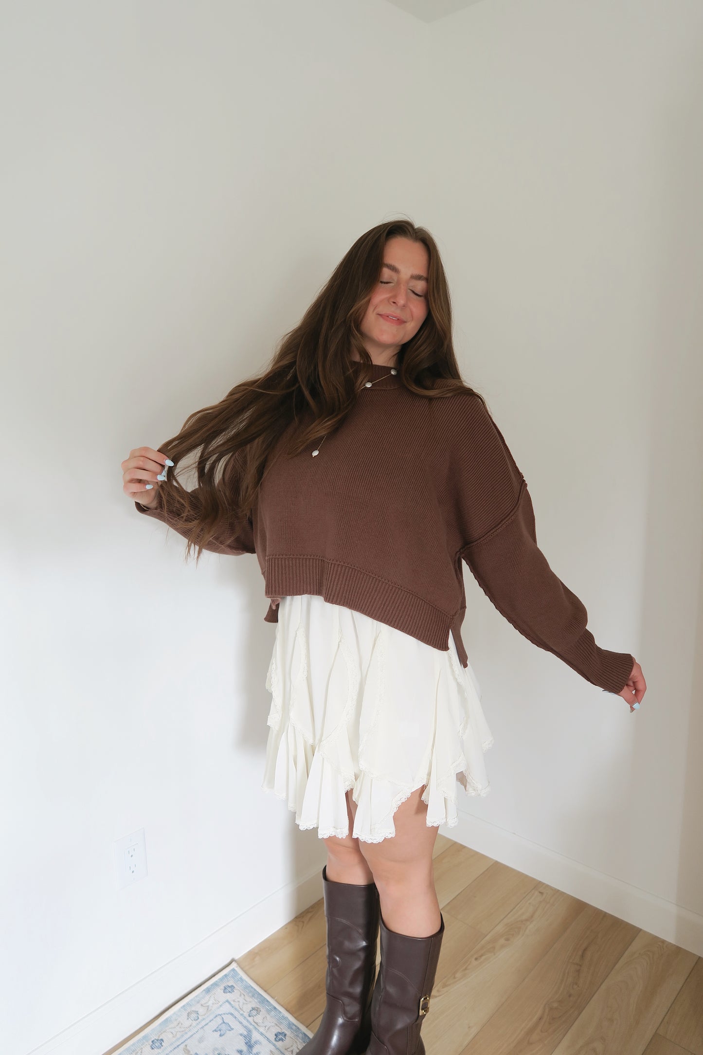 Driftwood Sweater - Chocolate
