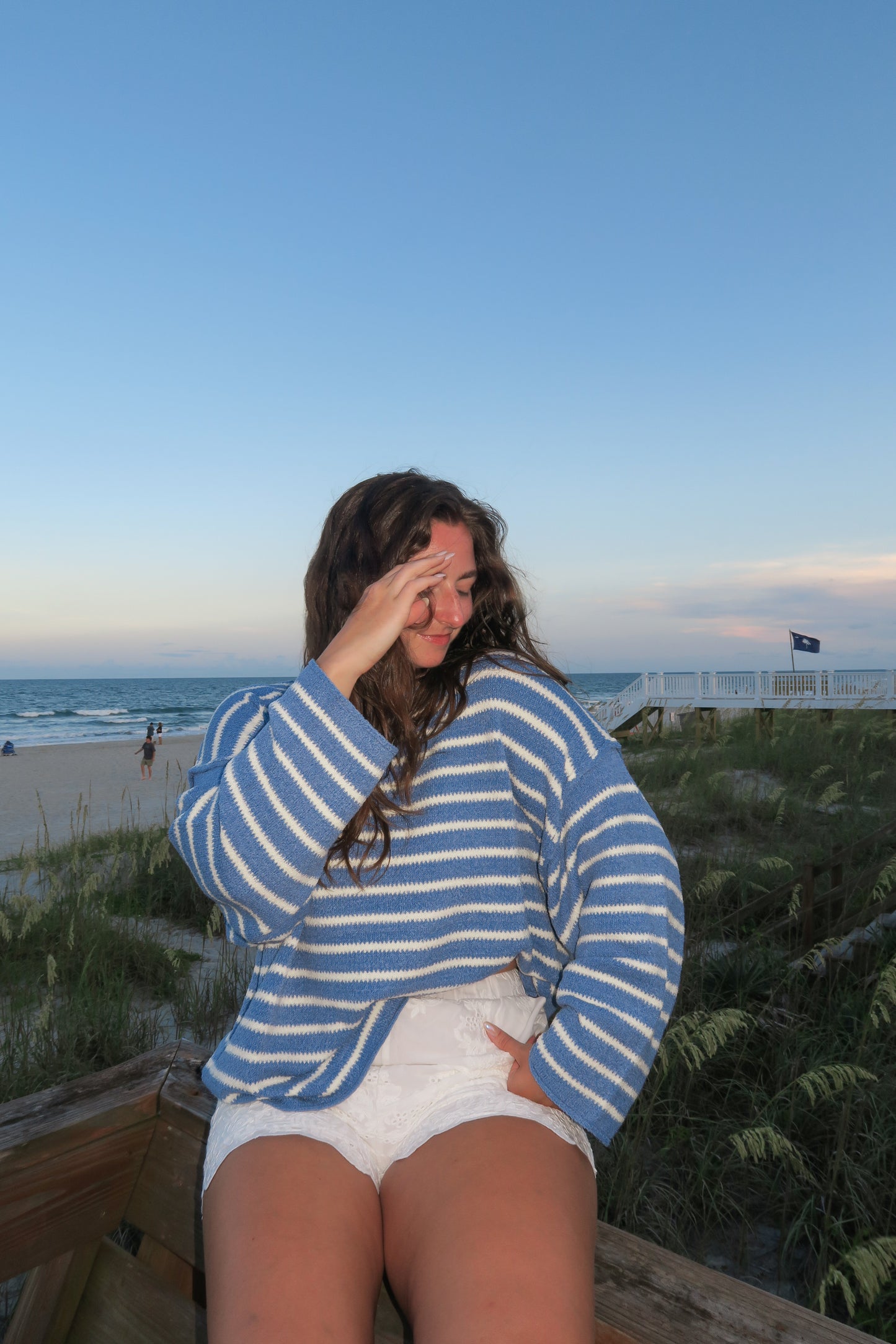 Salt Waves Sweater - Blue