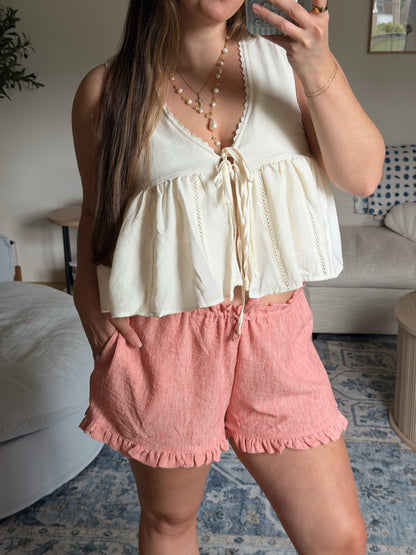 Sun Chaser Shorts - Coral