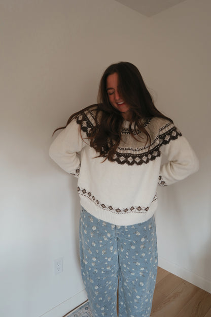 Chestnut Isle sweater