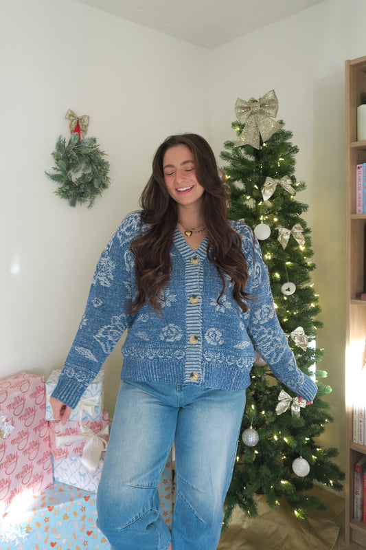 Icy Bloom Cardigan