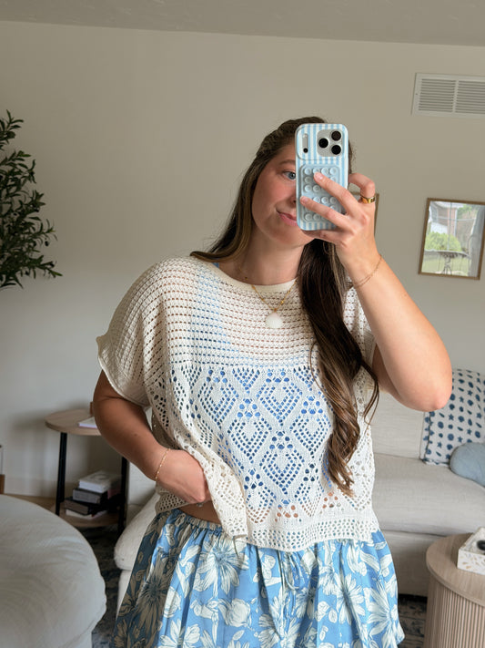 Crochet Waves Top