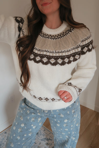 Chestnut Isle sweater