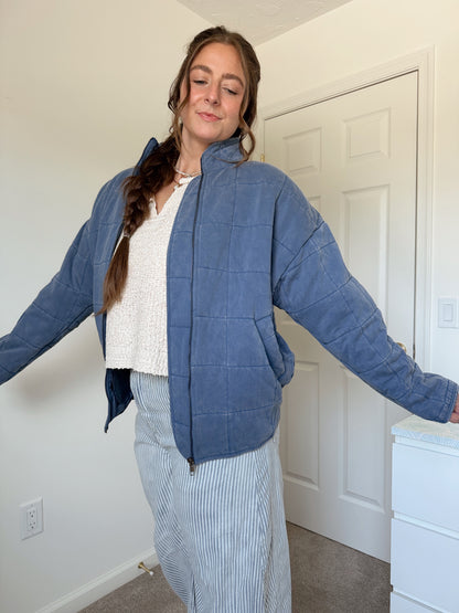 Denim Connie Quilted Jacket