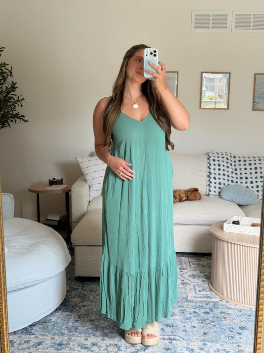 Seaglass Linen Dress