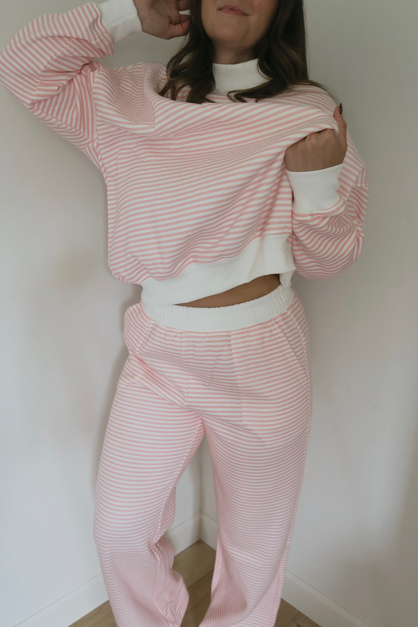 Pink Cotton Candy Mockneck