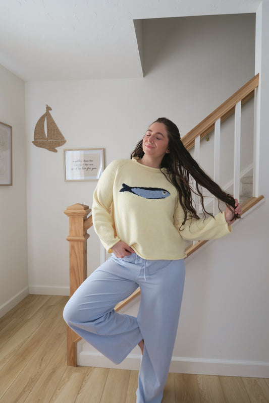 Sunny Sardine Sweater