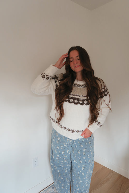 Chestnut Isle sweater