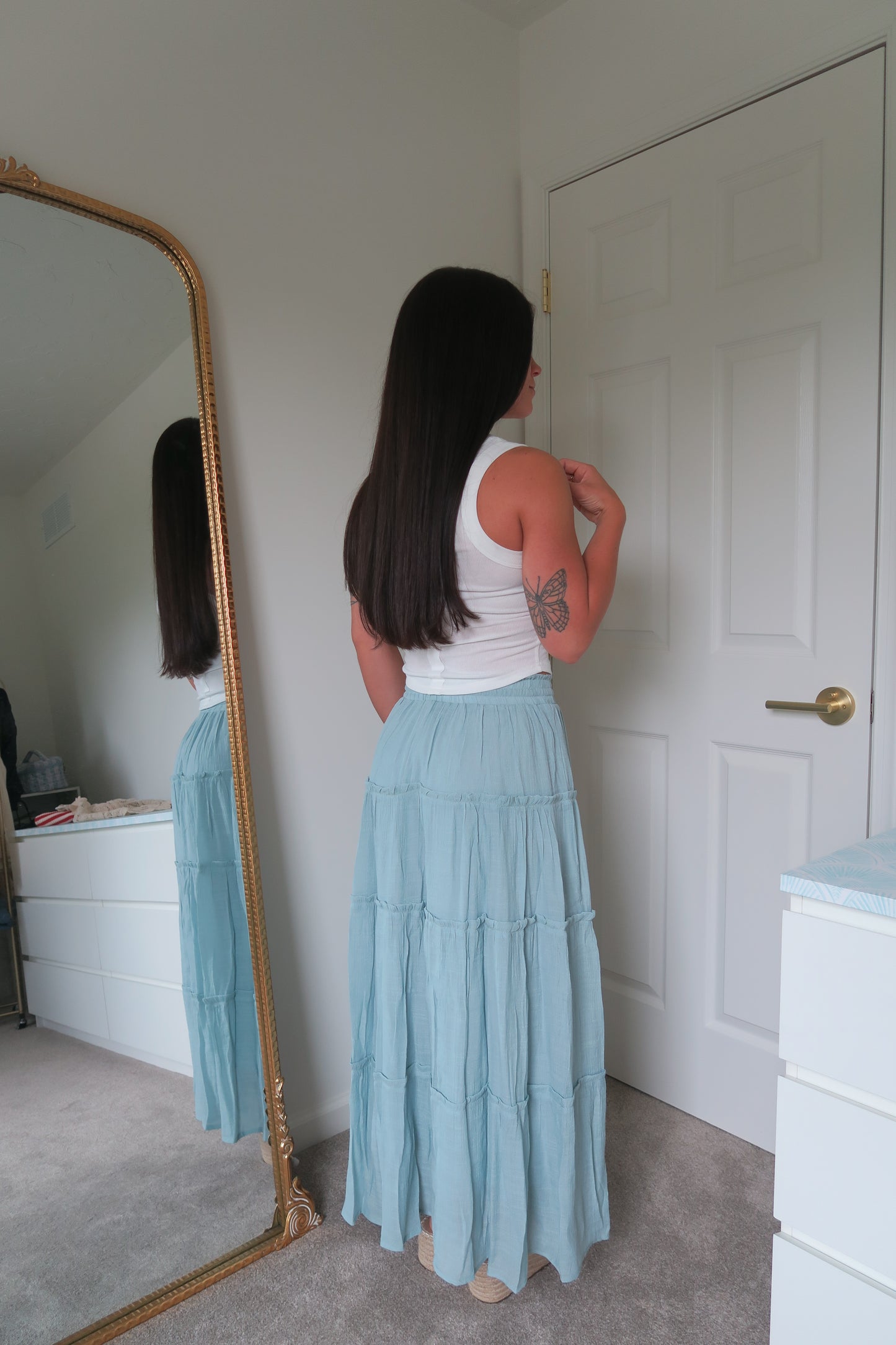 Ocean Mist Maxi Skirt