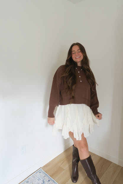 Driftwood Sweater - Chocolate