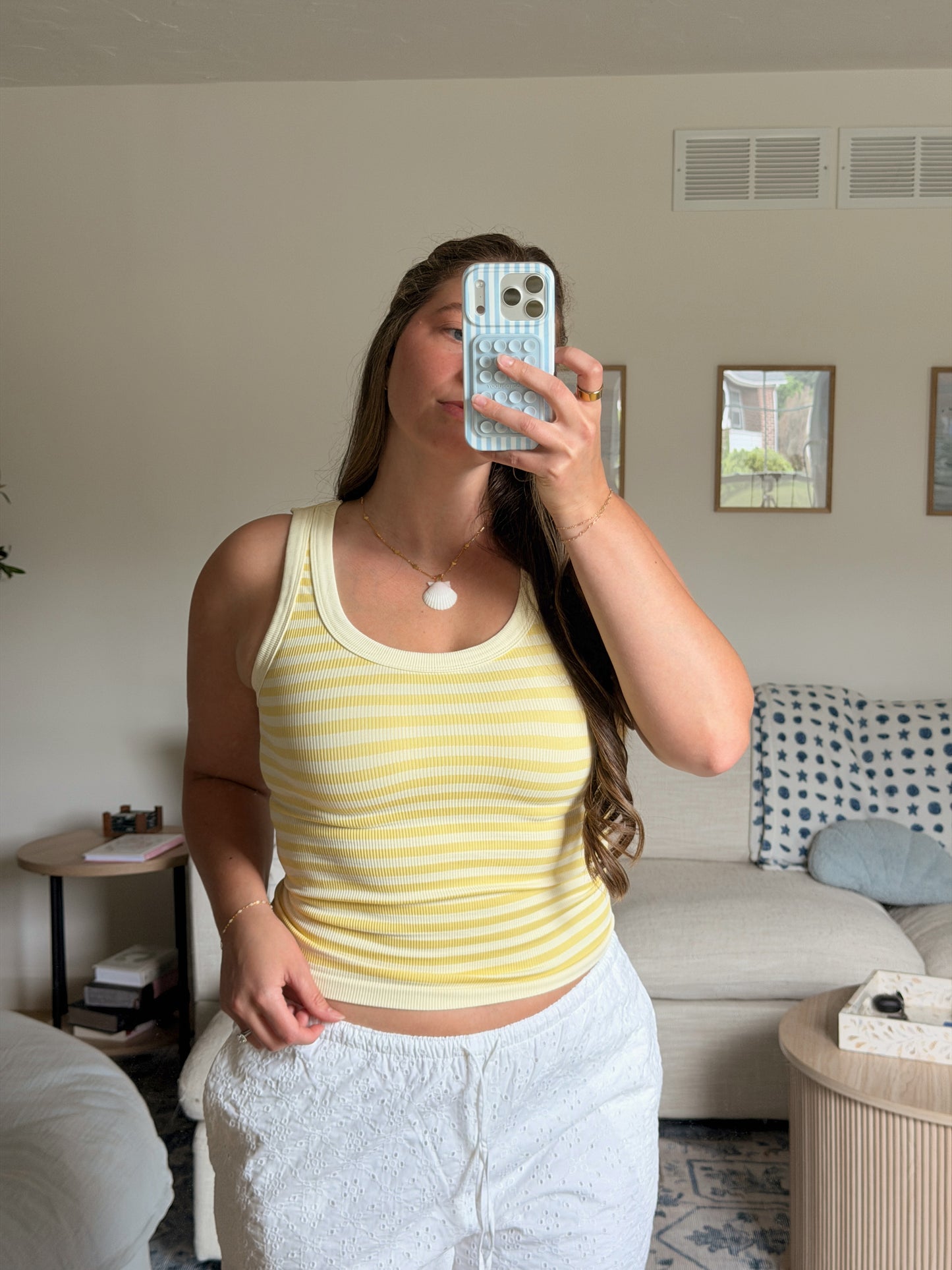Pool Day Tank - Yellow