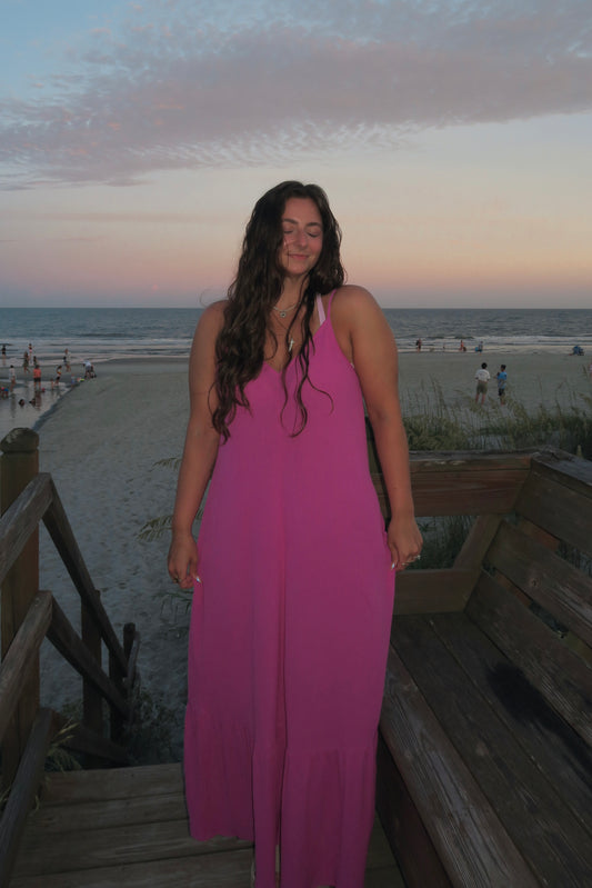 Barbie Linen Maxi Dress