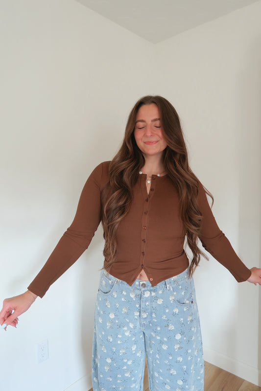 Celestial Top - Brown