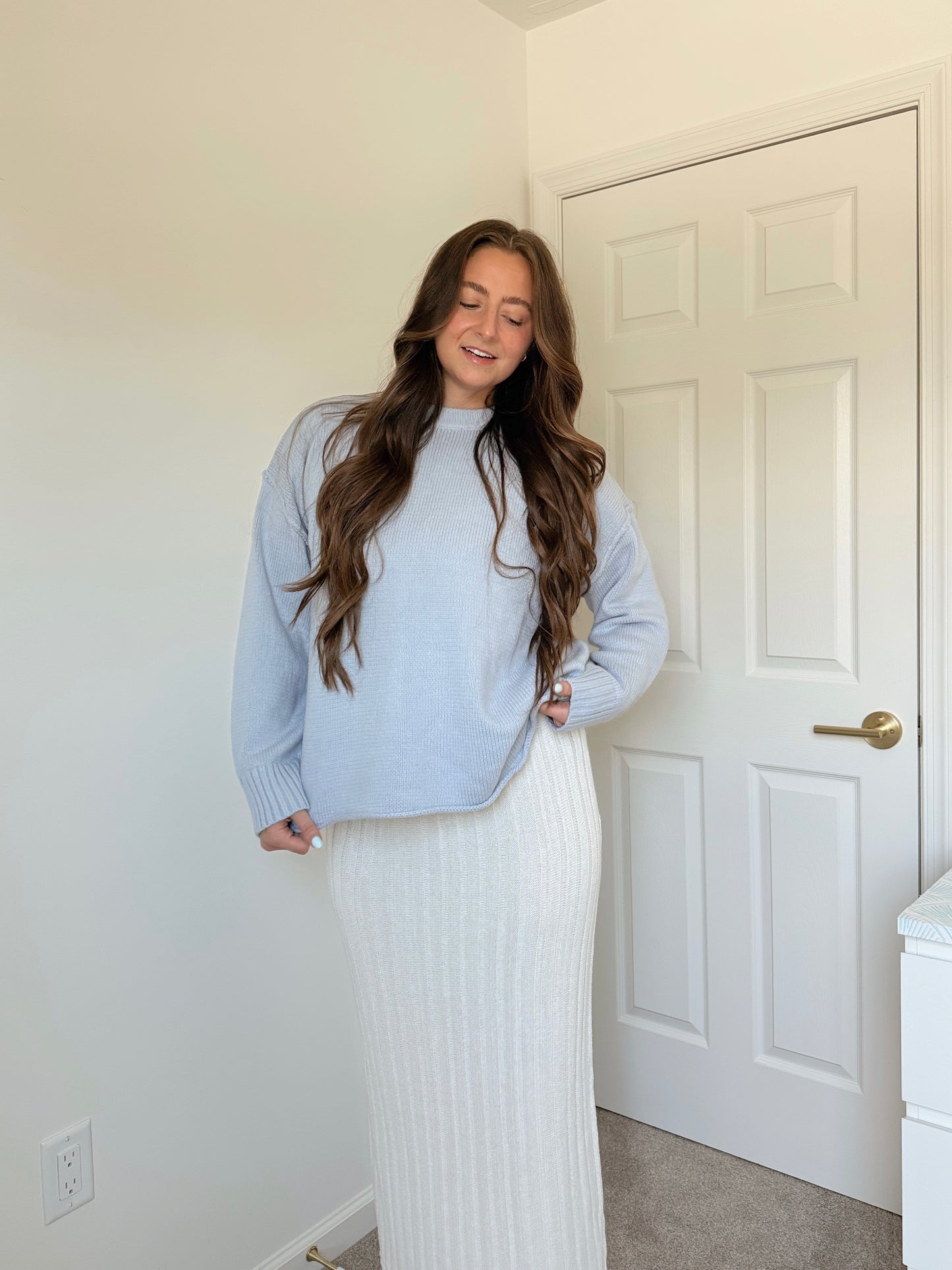 Sunday Morning Sweater - Light Blue