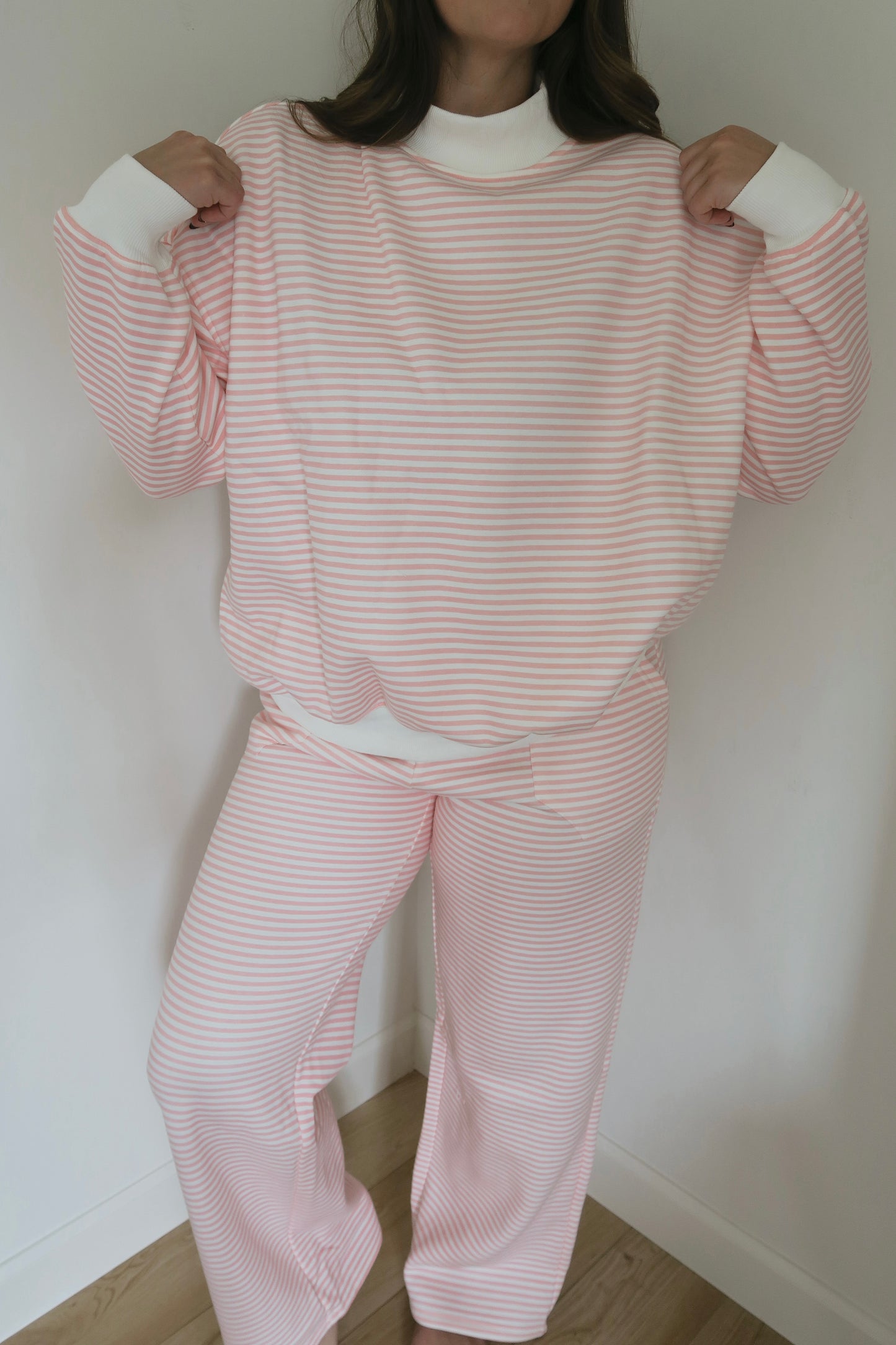 Pink Cotton Candy Mockneck