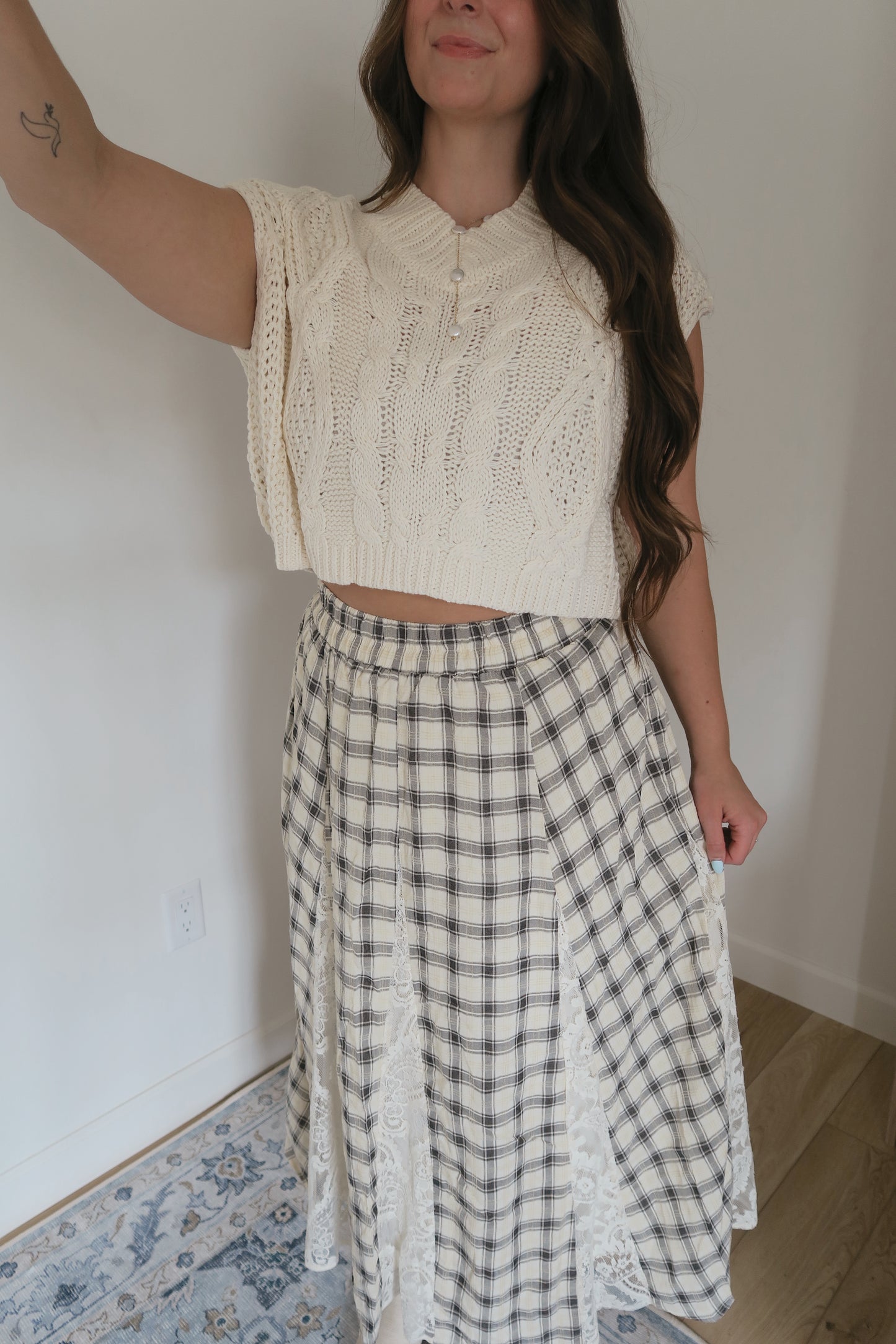 Vintage Sea Maxi Skirt