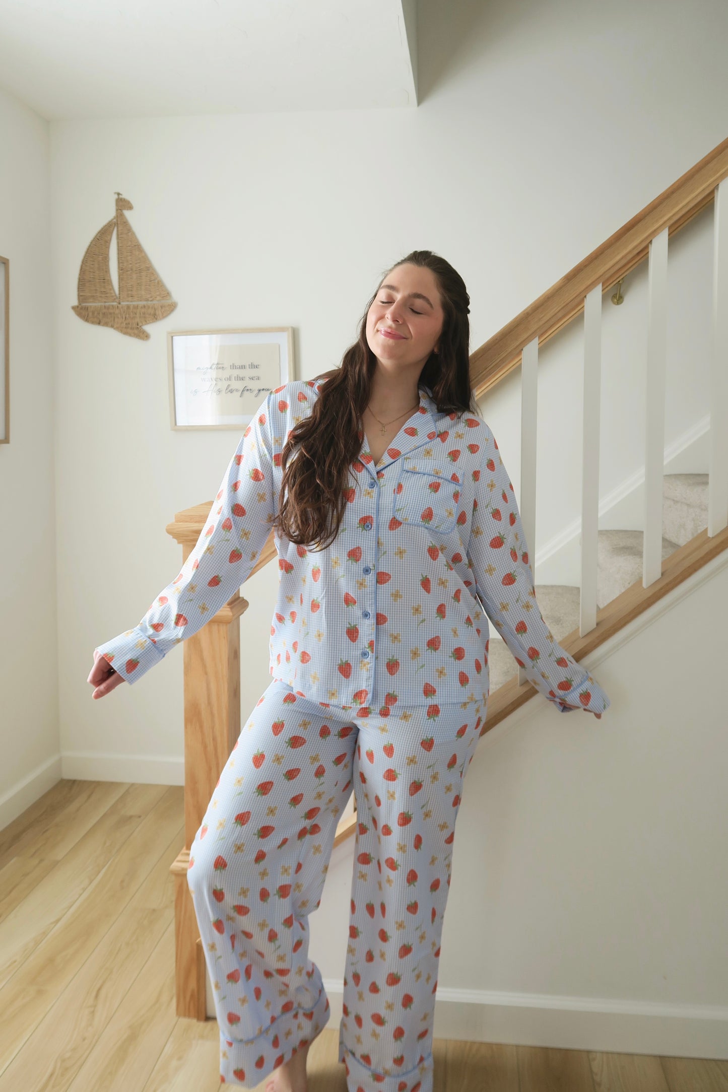 Strawberry Patch Pajama Set