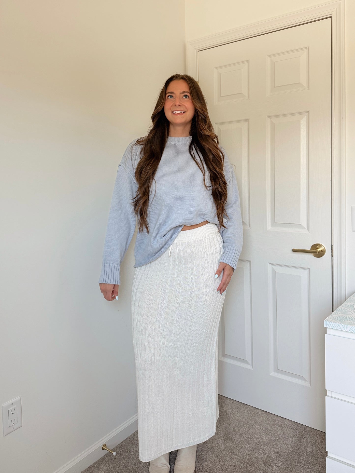Shoreline Knit Maxi Skirt