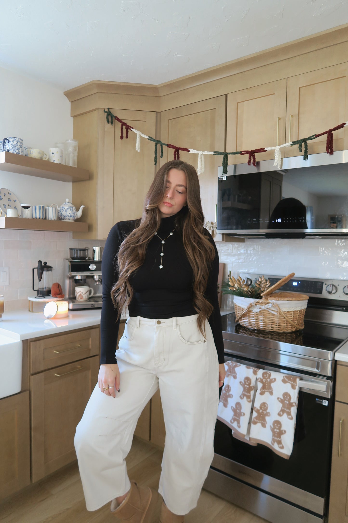 Manhattan Mockneck Long Sleeve - Black