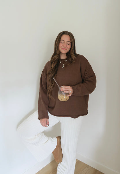 Sunday Morning Sweater - Brown