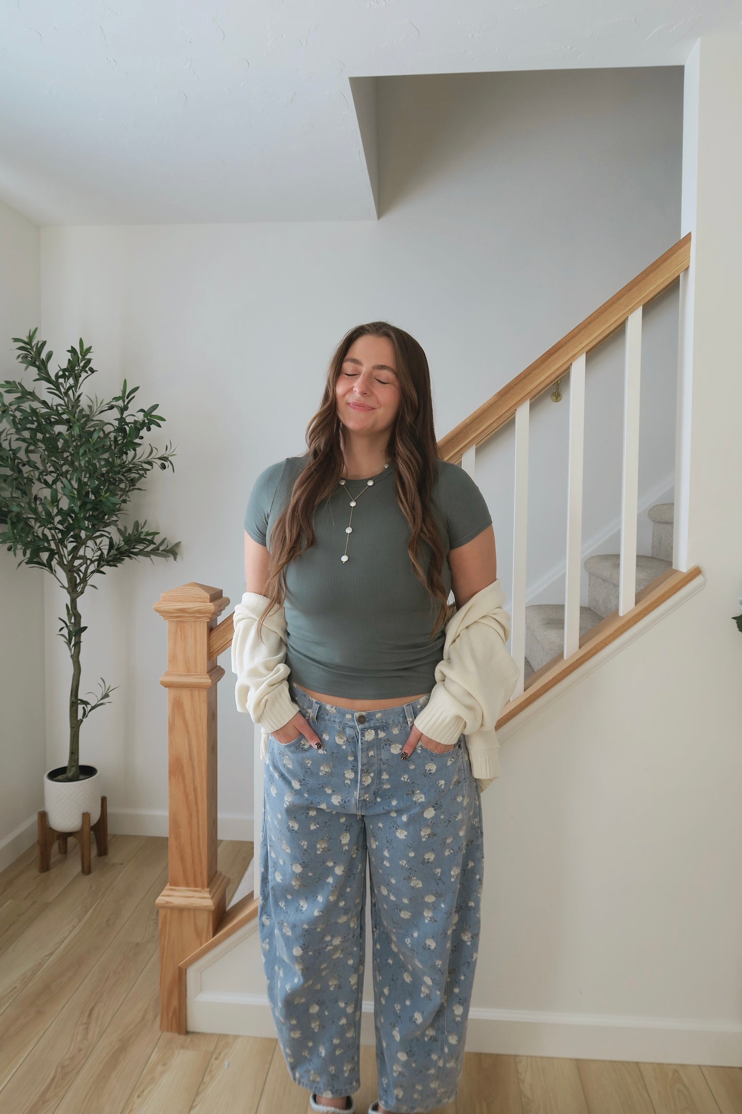 Barista Basic Top - Eucalyptus