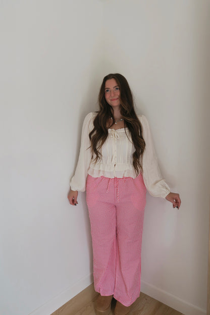 Posie Gingham Pant