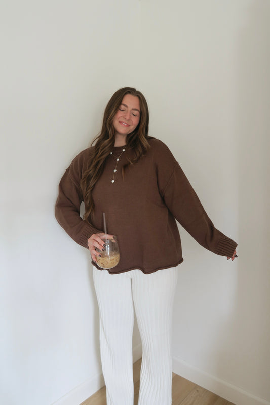 Sunday Morning Sweater - Brown