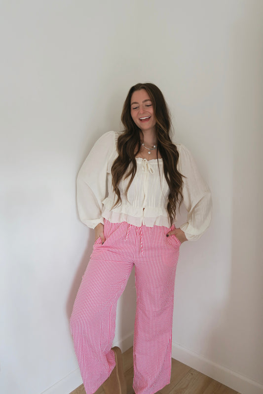 Posie Gingham Pant