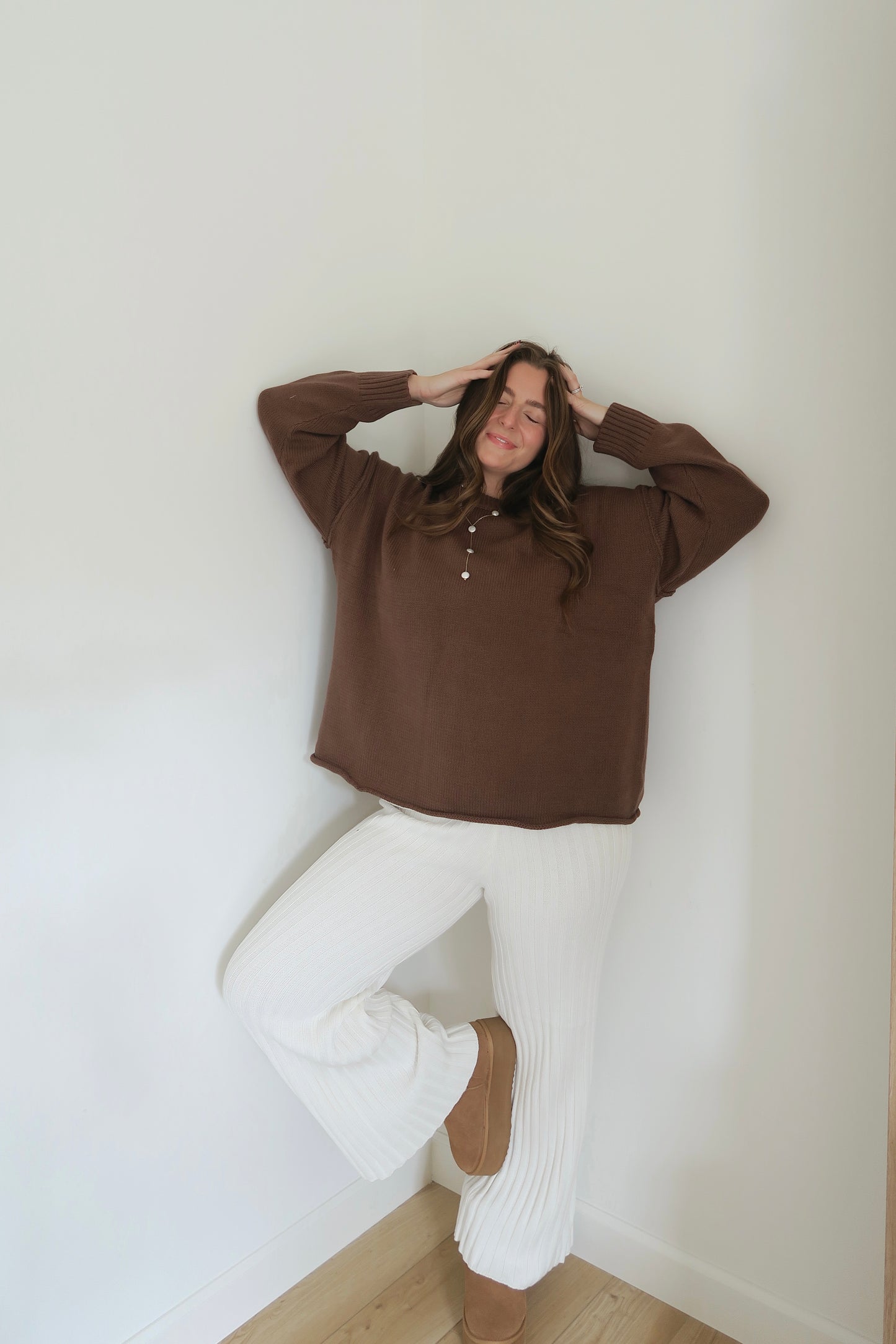 Dune Knit Pant - Ivory