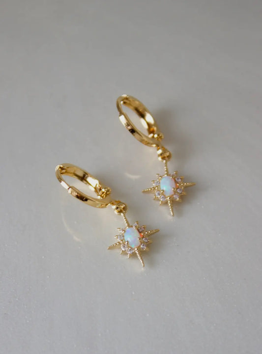 Life of a Showgirl Opal Earrings