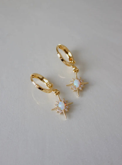 Life of a Showgirl Opal Earrings