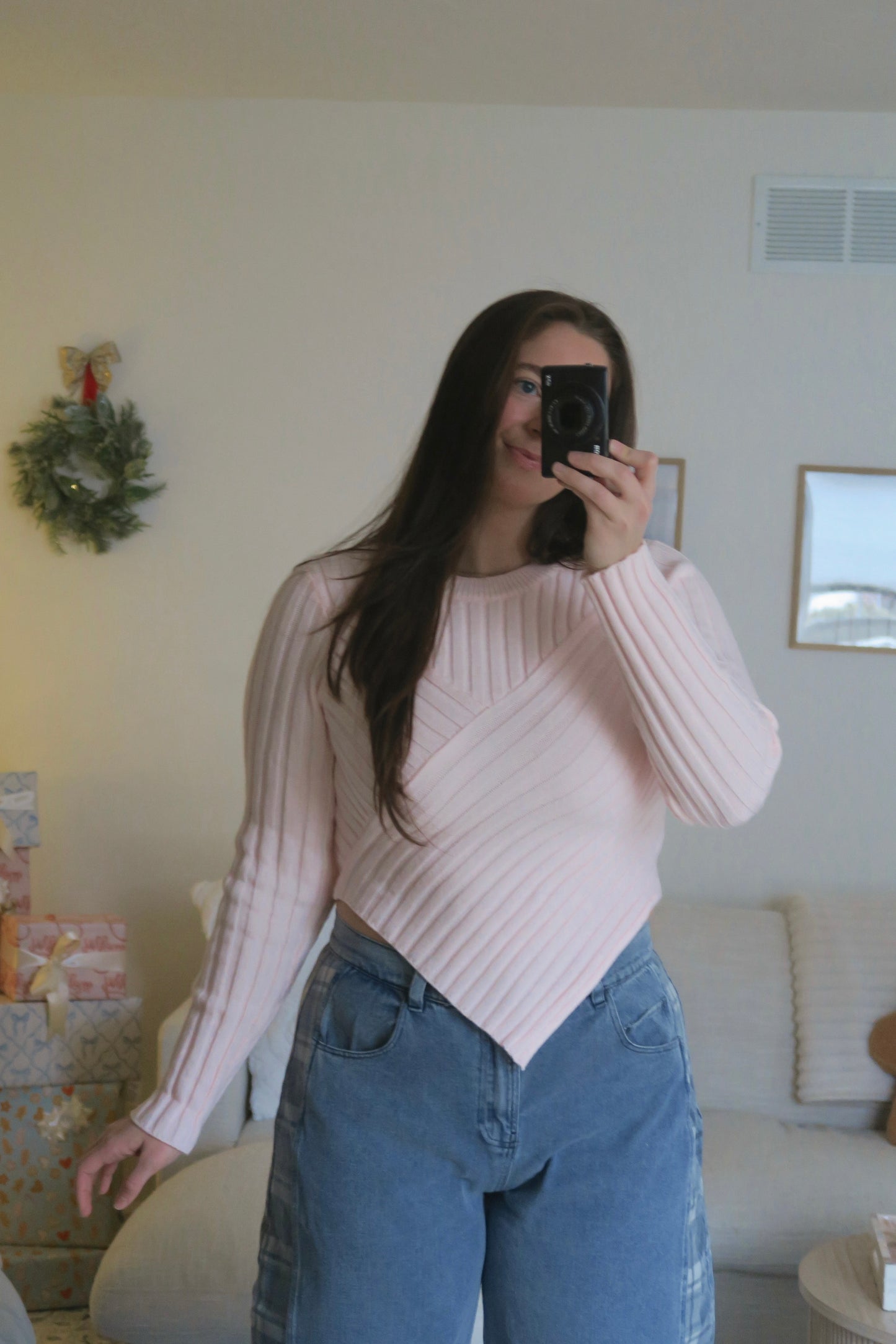 Pink Clouds Sweater