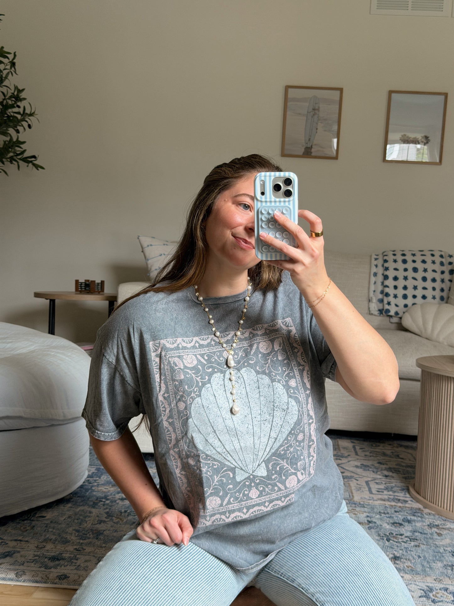 Seaside Seashell Tee
