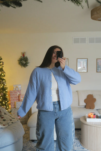 Callie Cardigan - Periwinkle